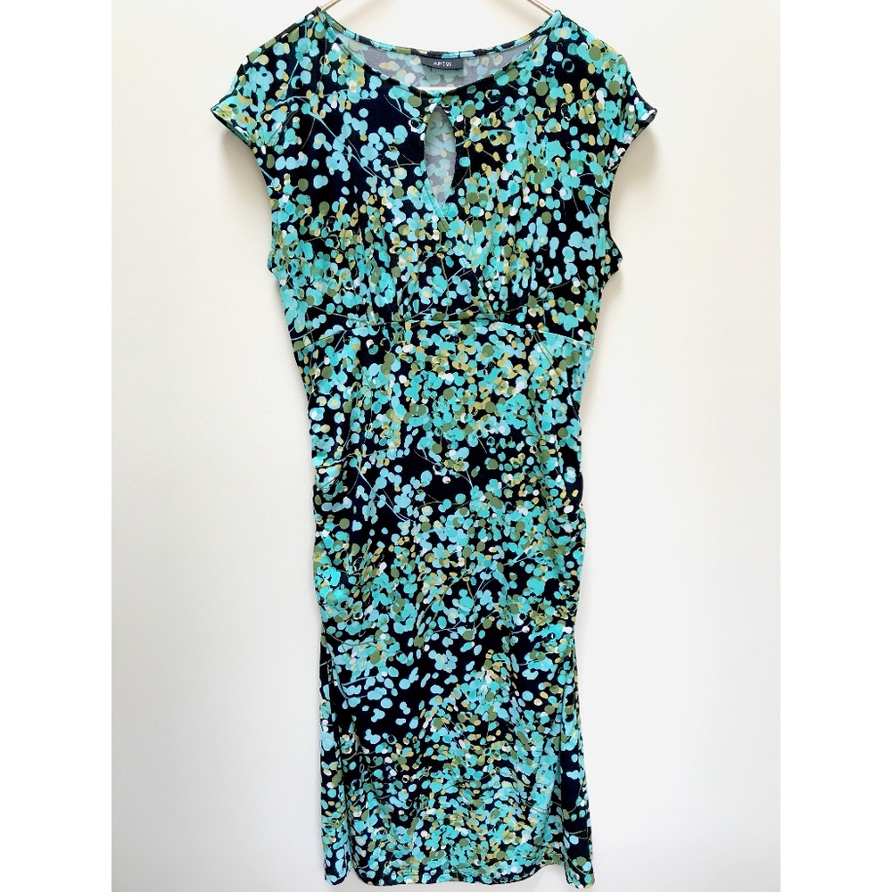 Apt 9 Cut-Out Neck Short Sleeve Midi Dress